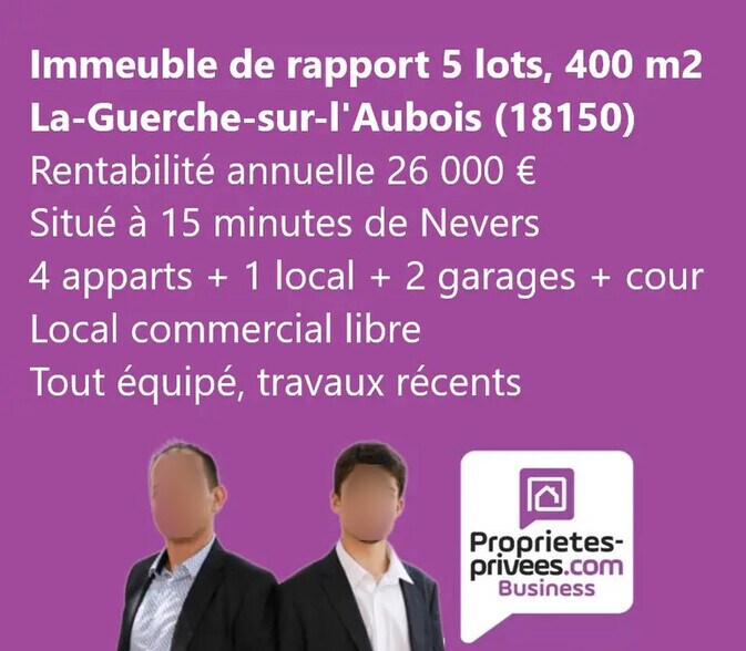 Flex in LA GUERCHE-SUR-L'AUBOIS for sale - Building Photo - Image 1 of 4