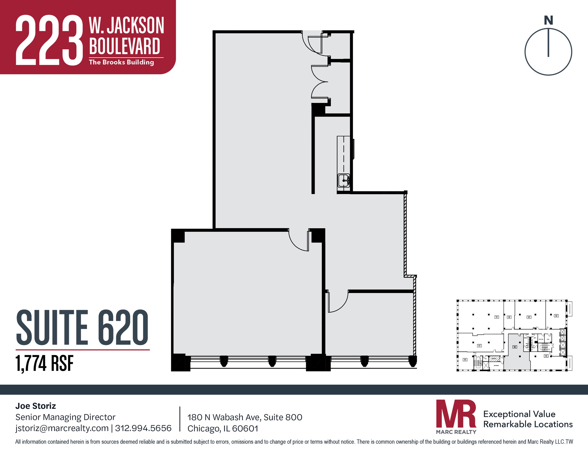 223 W Jackson Blvd, Chicago, IL for lease Floor Plan- Image 1 of 5