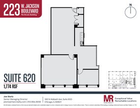 223 W Jackson Blvd, Chicago, IL for lease Floor Plan- Image 1 of 5