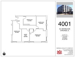 4001 W Devon Ave, Chicago, IL for lease Site Plan- Image 1 of 1