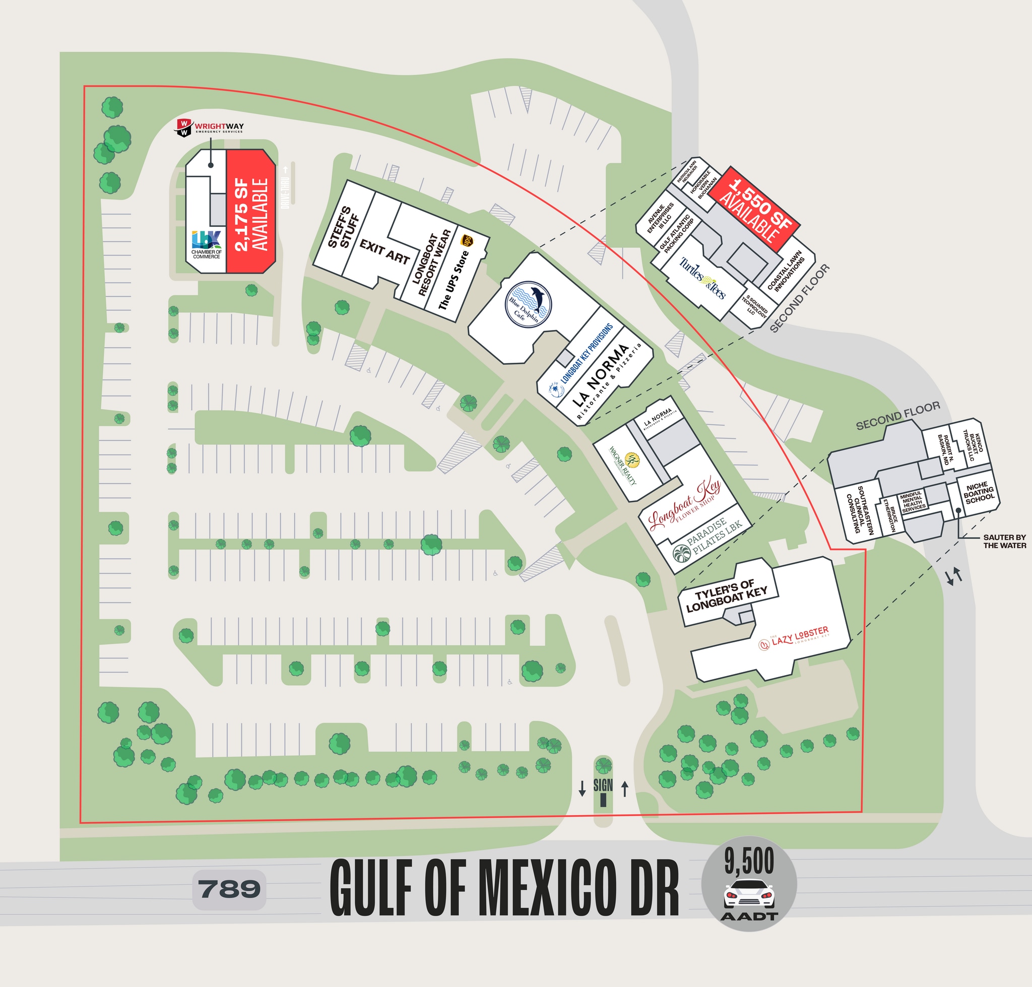 5350 Gulf of Mexico Dr, Longboat Key, FL à louer Plan de site- Image 1 de 20