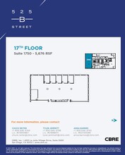 525 B St, San Diego, CA à louer Plan d  tage- Image 1 de 1