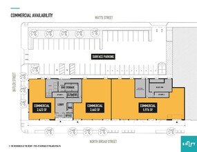 3705 N Broad St, Philadelphia, PA à louer Plan d  tage- Image 2 de 2