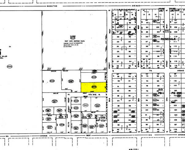 712 39th St W, Bradenton, FL for sale - Plat Map - Image 3 of 3