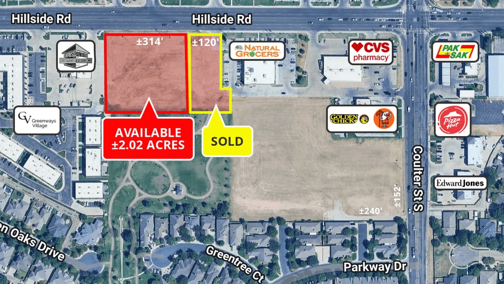 Hillside West Of Coulter, Amarillo, TX for sale - Building Photo - Image 2 of 2