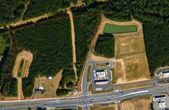 8123 Ladysmith Rd, Ruther Glen, VA - Aerial map view