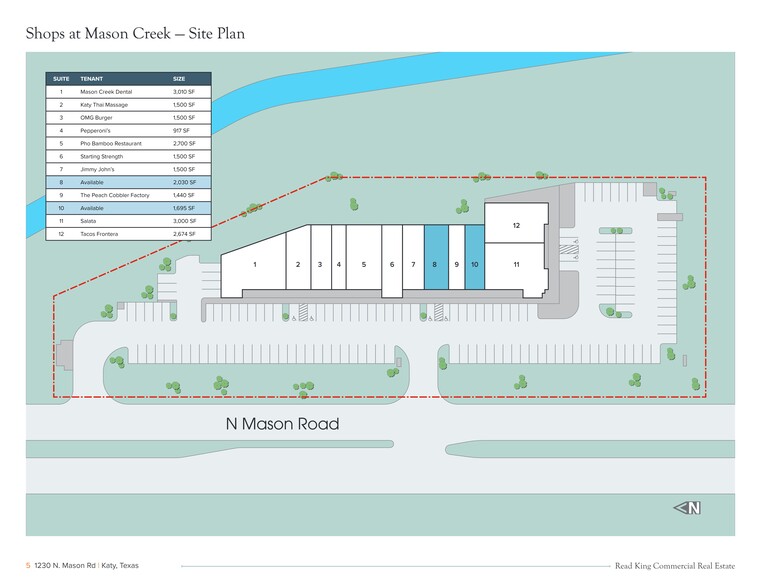 1230 N Mason Rd, Katy, TX à louer - Plan de site - Image 1 de 3