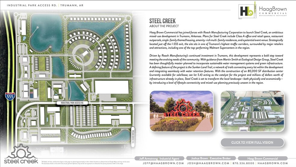 Industrial Access Road park, Trumann, AR for sale - Building Photo - Image 3 of 7