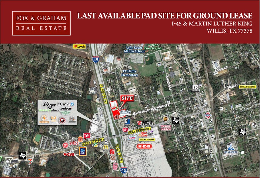 12650 Interstate 45 N, Willis, TX à louer - Photo du bâtiment - Image 3 de 4