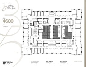 35 W Wacker Dr, Chicago, IL à louer Plan d’étage- Image 1 de 1