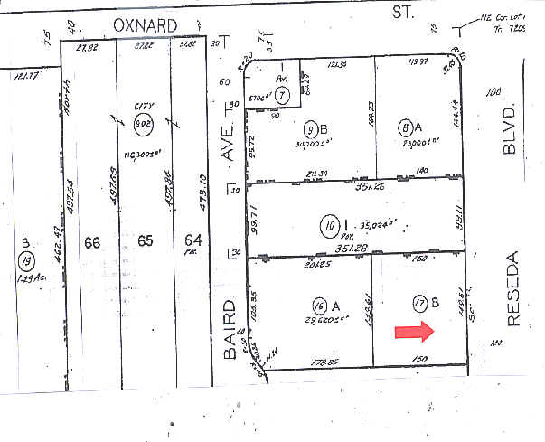 6011-6015 Reseda Blvd, Tarzana, CA for lease - Plat Map - Image 2 of 17