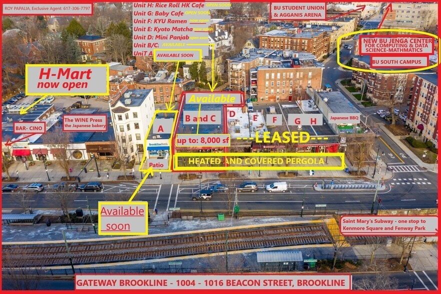 1016 Beacon St, Brookline, MA for lease - Building Photo - Image 3 of 6