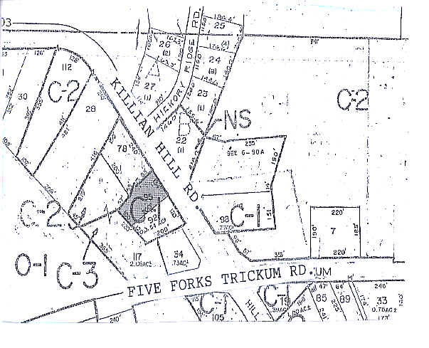 4101 Five Forks Trickum Rd, Lilburn, GA for lease - Plat Map - Image 2 of 12