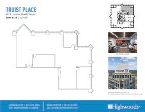 401 E Jackson St, Tampa, FL à louer Plan d’étage- Image 1 de 1