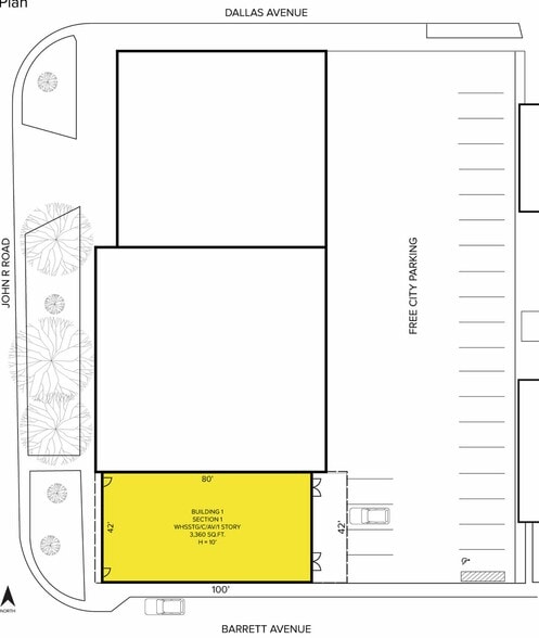 25402 John R Rd, Madison Heights, MI for sale - Site Plan - Image 2 of 2