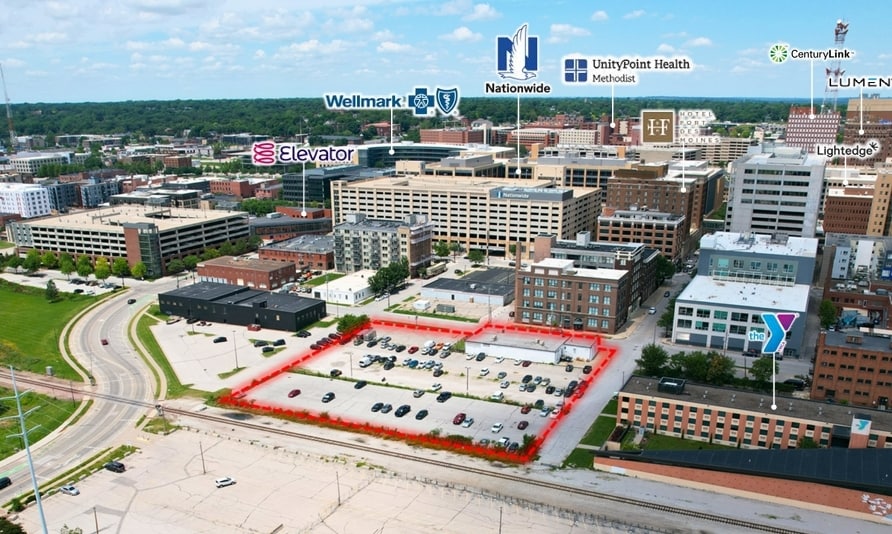 12 10th St, Des Moines, IA for sale - Aerial - Image 3 of 7