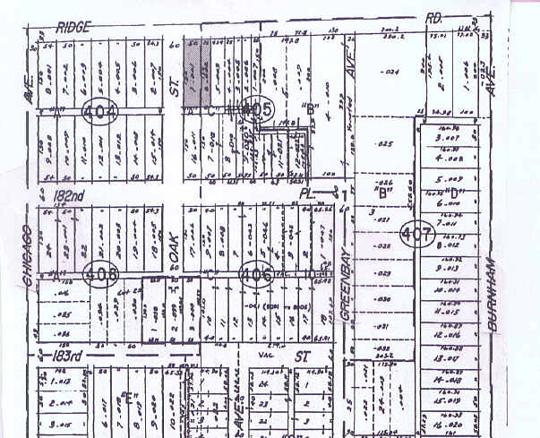 3043 Ridge Rd, Lansing, IL à louer - Plan cadastral - Image 2 de 4
