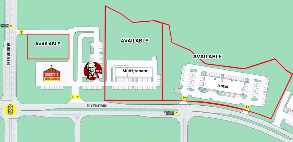 Corner Of Ridgecrest and FE Wright Drive, Jackson, TN à louer - Photo du bâtiment - Image 2 de 3