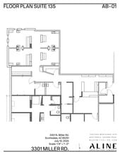 3301 N Miller Rd, Scottsdale, AZ à louer Plan de site- Image 1 de 1