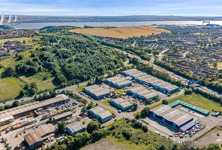 Belleknowes Industrial Est, Inverkeithing for lease - Aerial - Image 2 of 10