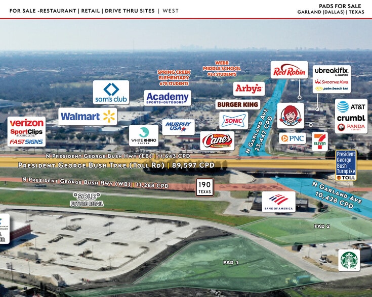 SH 190 and N. Garland Ave., Garland, TX for sale - Building Photo - Image 3 of 10