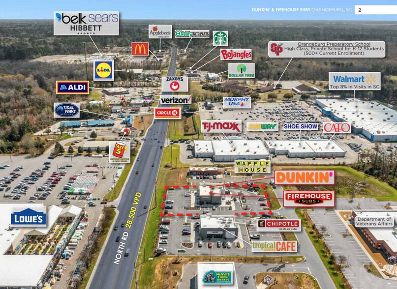 133 & 135 Magnolia Village Pkwy, Orangeburg, SC à vendre - Photo du bâtiment - Image 2 de 5
