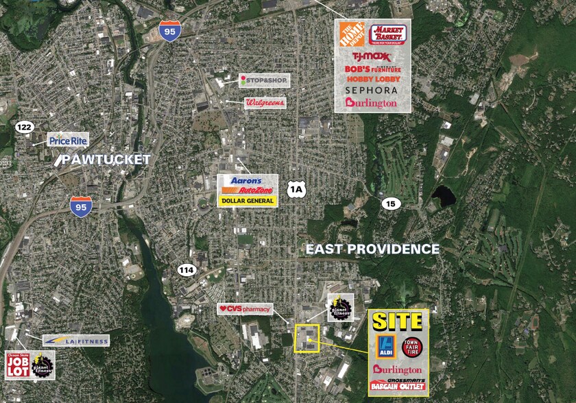 40-100 Newport Ave, Rumford, RI à louer - Photo du bâtiment - Image 3 de 8