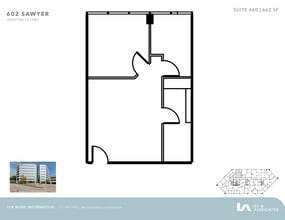 602 Sawyer St, Houston, TX à louer Plan d’étage- Image 1 de 2