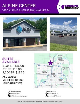 Plus de détails pour 3720-3734 Alpine Ave NW, Comstock Park, MI - Bureau/Commerce de détail, Commerce de détail à louer