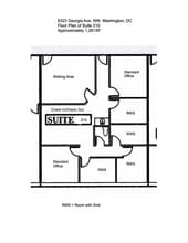 6323 Georgia Ave NW, Washington, DC for lease Floor Plan- Image 1 of 1