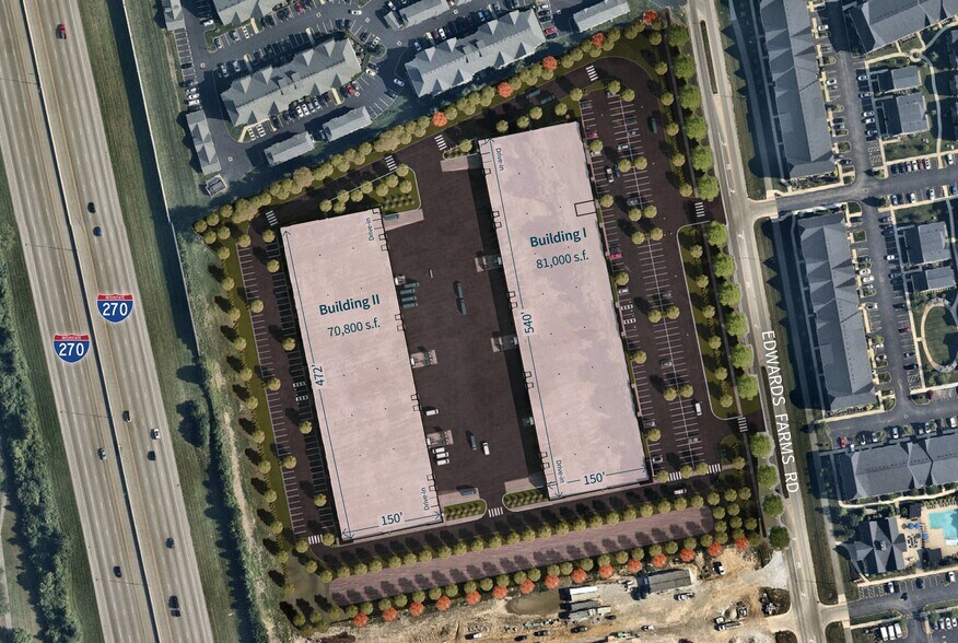 4949 Edwards Farms Rd, Hilliard, OH à louer - Photo du bâtiment - Image 2 de 18