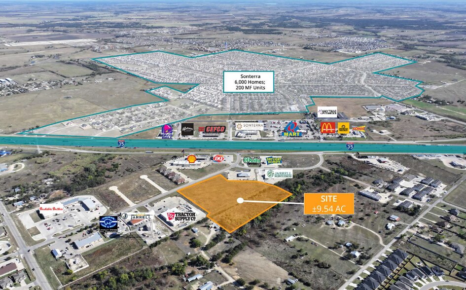 Town Center Blvd, Jarrell, TX à vendre - Aérien - Image 3 de 4