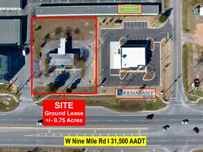 1554 W Nine Mile Rd, Pensacola, FL - Aerial  map view - Image1