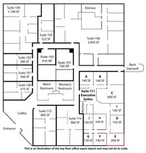 7950 S Lincoln St, Littleton, CO à louer Plan d’étage- Image 1 de 1