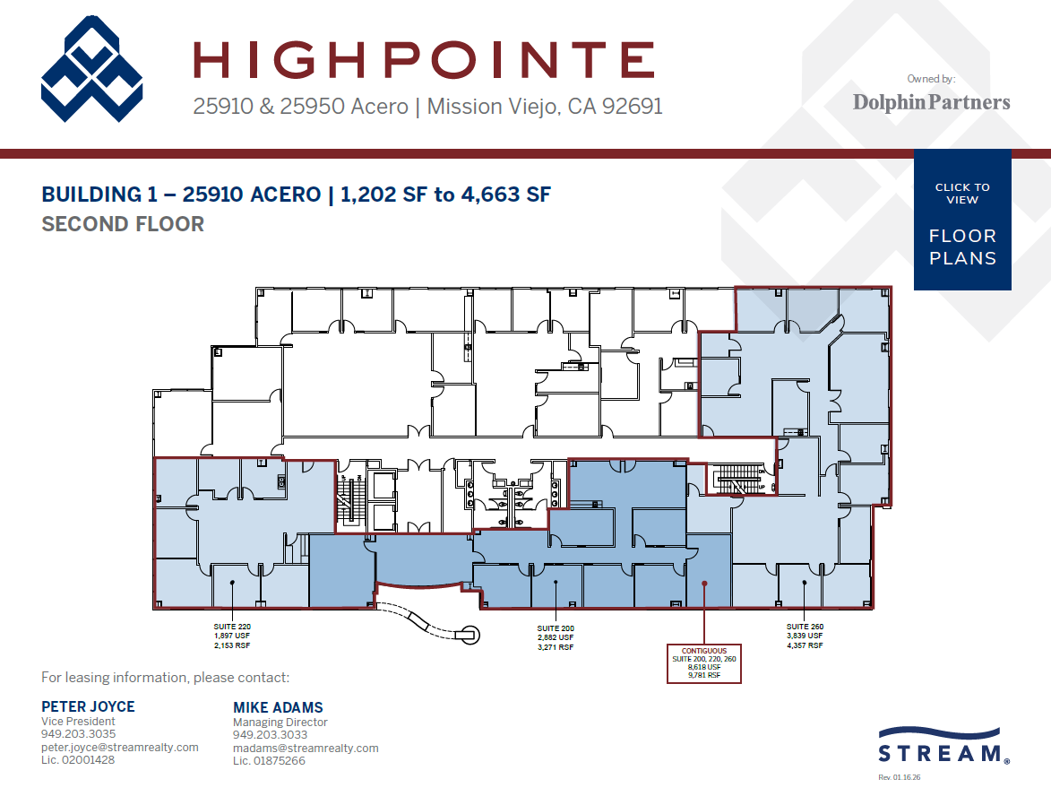 25950 Acero, Mission Viejo, CA à louer Plan d’étage- Image 1 de 1