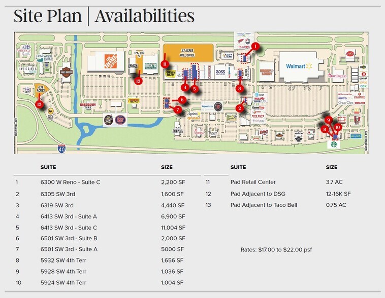 I-40 & Rockwell Ave, Oklahoma City, OK for lease - Site Plan - Image 3 of 3