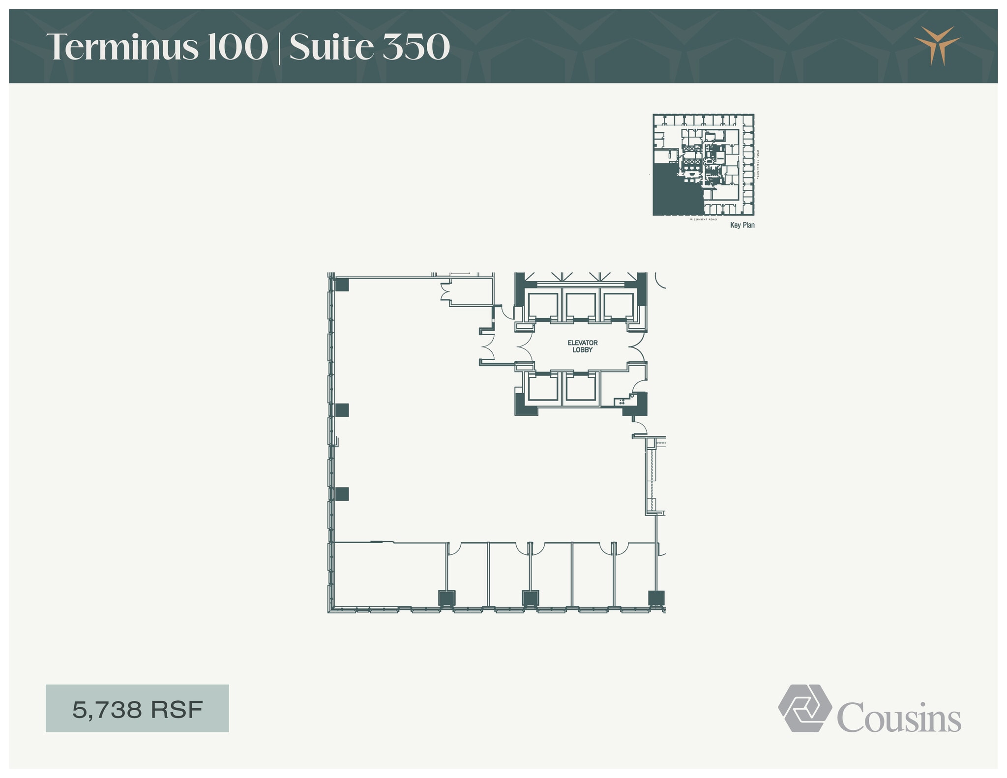 3280 Peachtree Rd, Atlanta, GA à louer Plan d’étage- Image 1 de 1