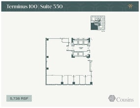 3280 Peachtree Rd, Atlanta, GA à louer Plan d’étage- Image 1 de 1