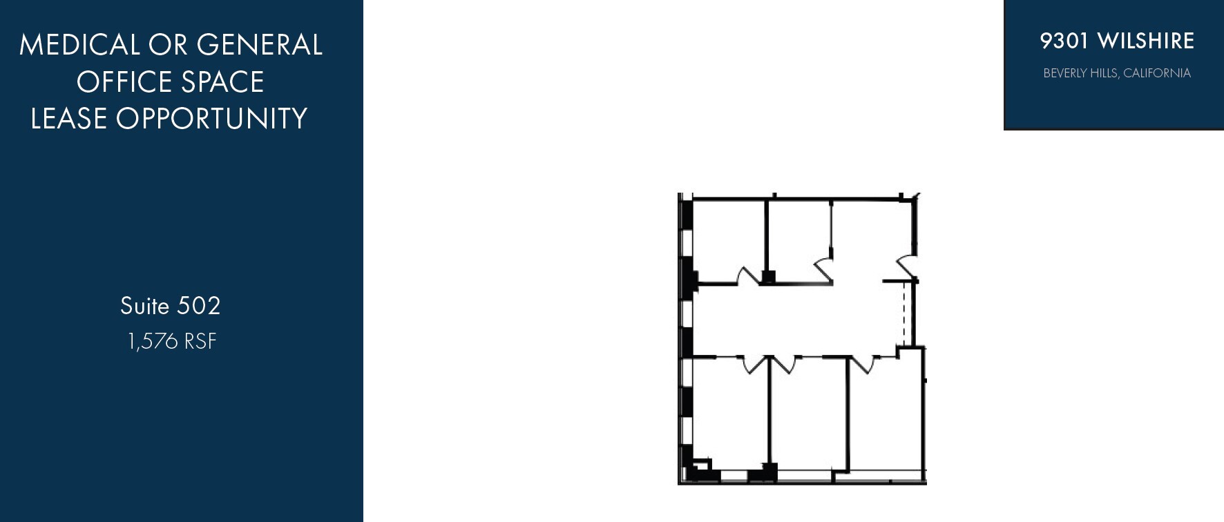 9301 Wilshire Blvd, Beverly Hills, CA à louer Plan d’étage- Image 1 de 1