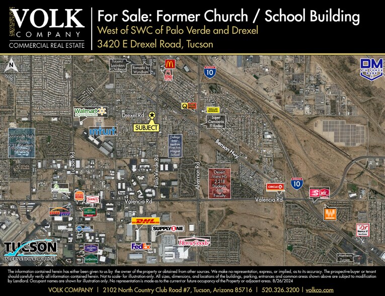 3420 E Drexel Rd, Tucson, AZ for sale - Aerial - Image 1 of 4