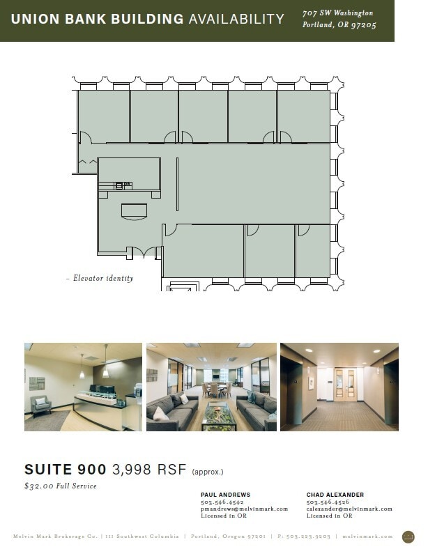 707 SW Washington St, Portland, OR for lease Floor Plan- Image 1 of 6