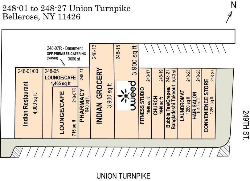 248-01-248-27 Union Tpke, Bellerose, NY à vendre - Plan de site - Image 2 de 25