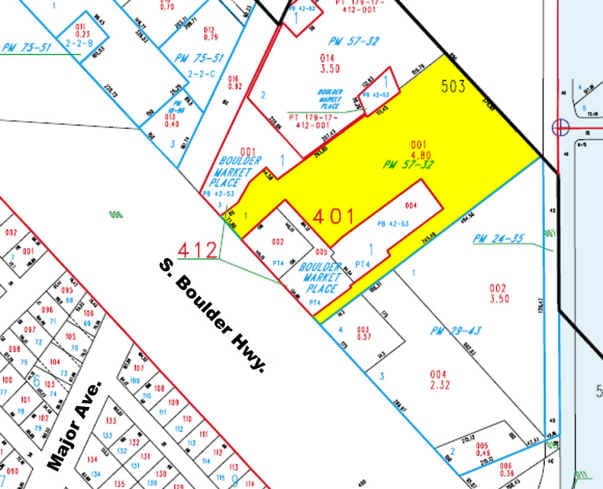 724 S Boulder Hwy, Henderson, NV for sale - Plat Map - Image 2 of 3