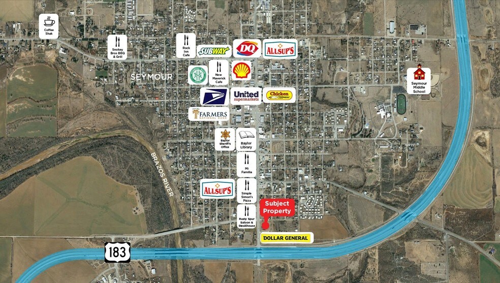 711 S Main St, Seymour, TX à louer - Photo du bâtiment - Image 3 de 7