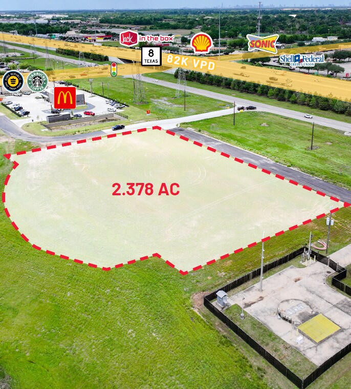 SEC TX-8 & Pearland Pky, Houston, TX à vendre Photo du bâtiment- Image 1 de 2