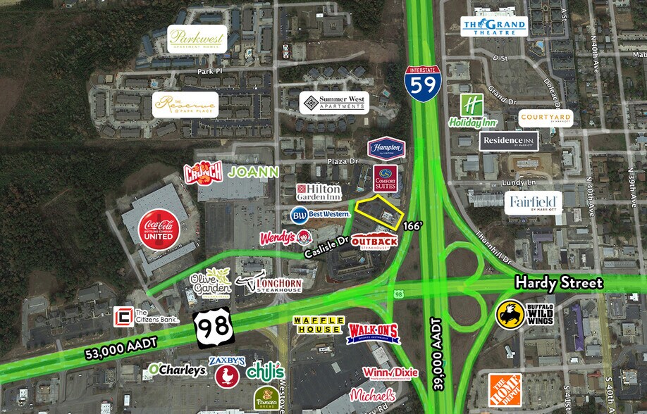 101 Carlisle Dr, Hattiesburg, MS à louer - Photo du bâtiment - Image 2 de 4