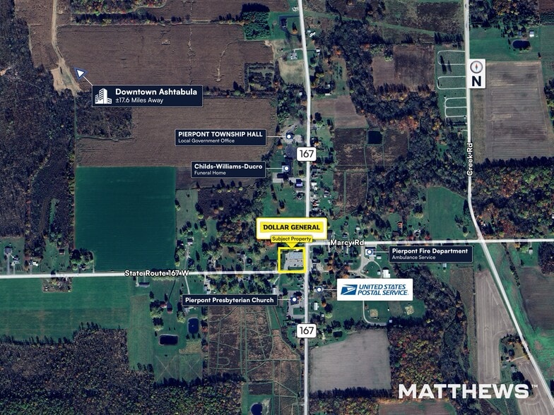 981 State Route 7 N, Pierpont, OH à vendre - Photo du bâtiment - Image 3 de 3