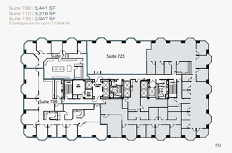 550 W C St, San Diego, CA à louer Plan d’étage- Image 1 de 1