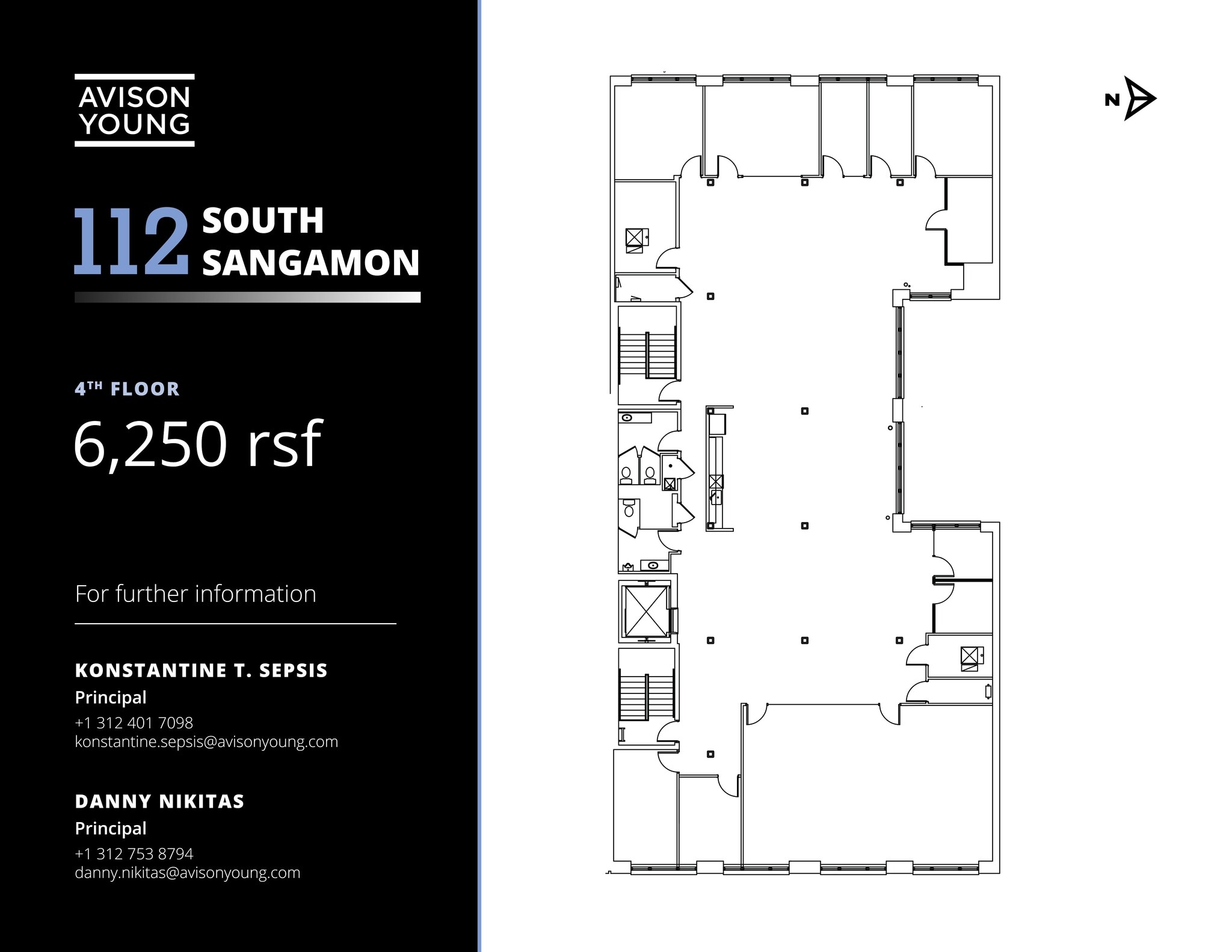 112 S Sangamon St, Chicago, IL à louer Plan de site- Image 1 de 2