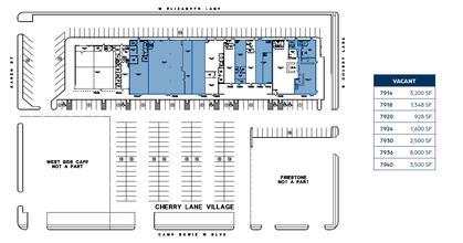 7900-7948 Camp Bowie West Blvd, Fort Worth, TX à vendre Plan d  tage- Image 1 de 1